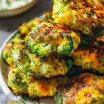 Cheesy Broccoli Fritters Recipe