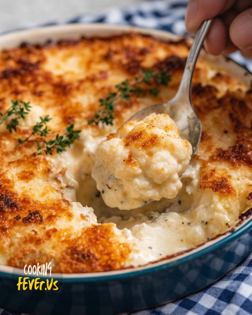 Cheesy Cauliflower Gratin Recipe