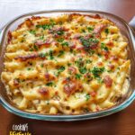 Cheesy Chicken Alfredo Pasta Bake Recipe