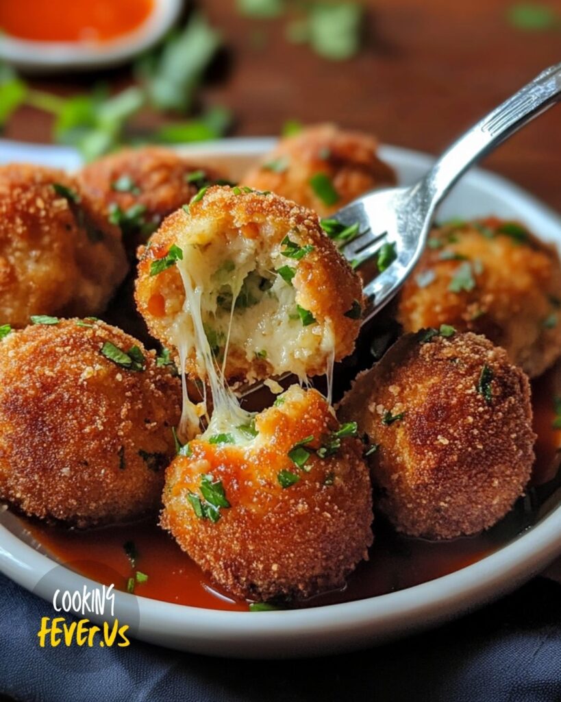 Cheesy Chicken Balls Recipe