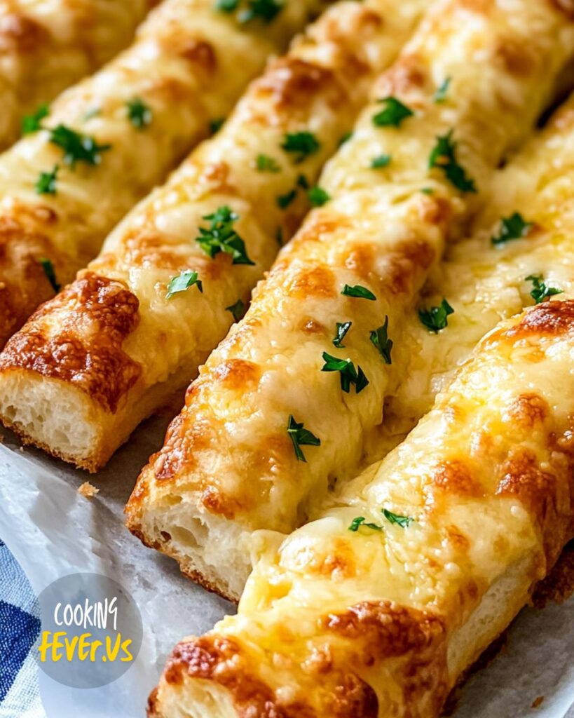 Making Cheesy Garlic Bread