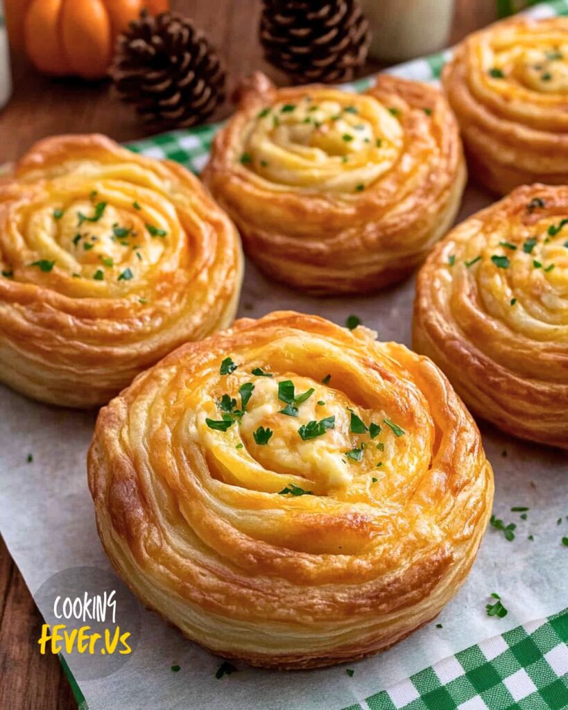 Cheesy Garlic Cruffin Recipe