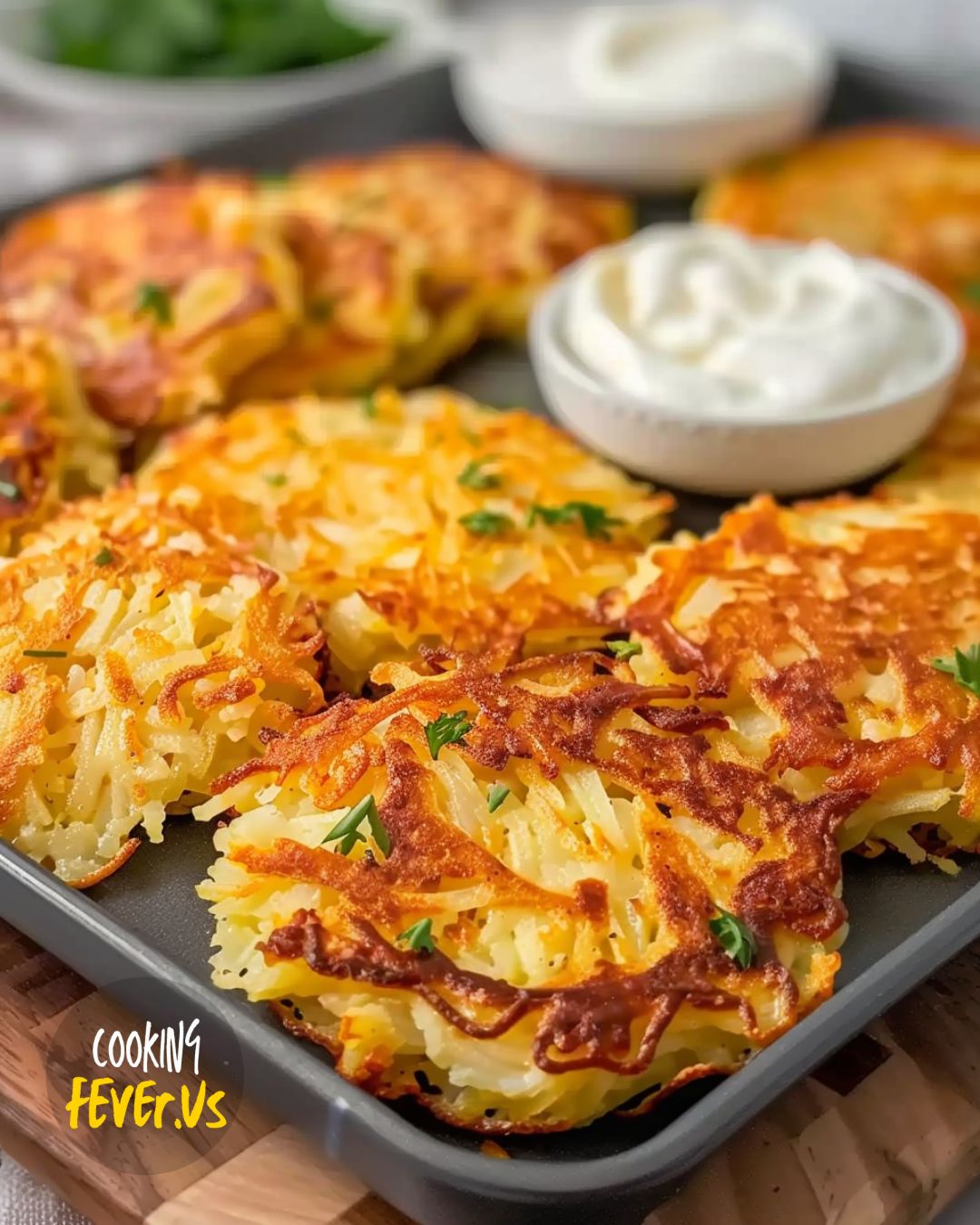 Cheesy Potato Pancakes