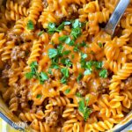 Cheesy Taco Pasta Making