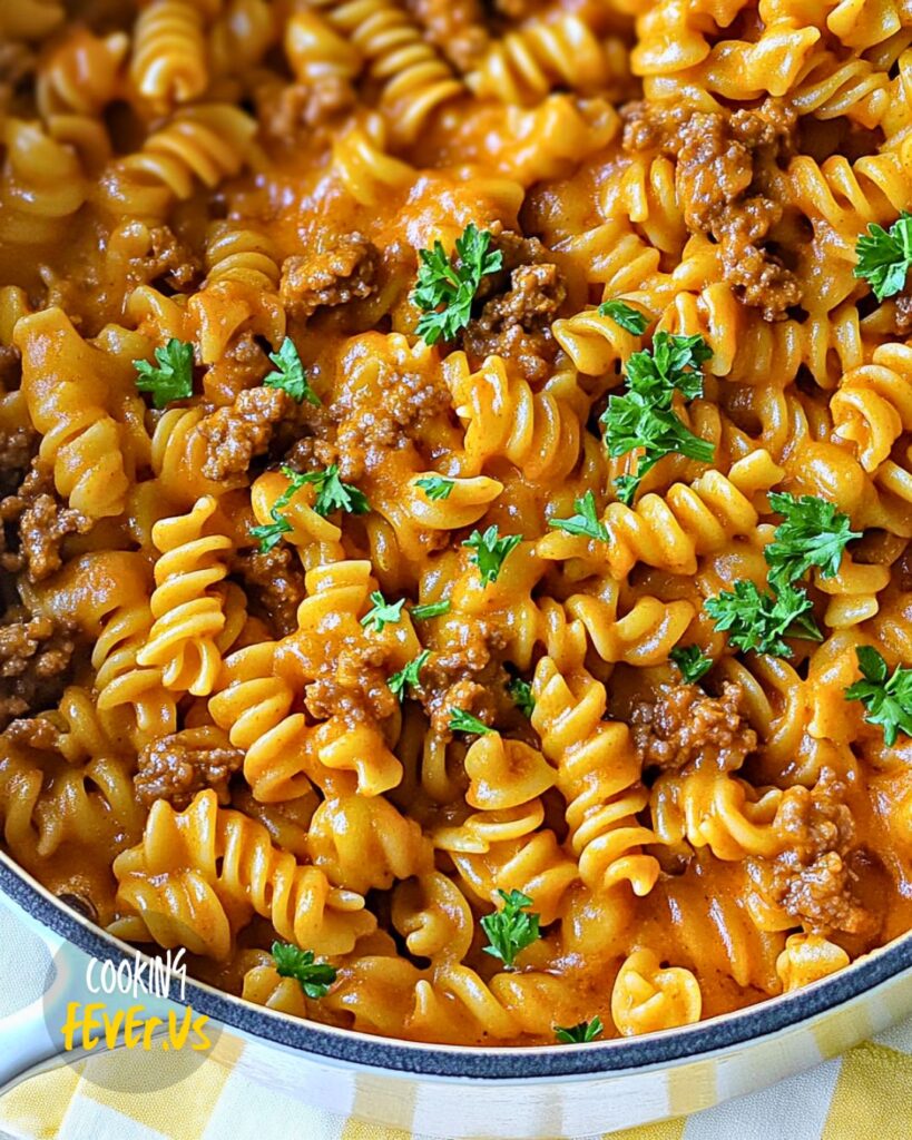 How to Prepare Cheesy Taco Pasta