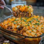 Cheesy Tater Tot Meatloaf Casserole Recipe