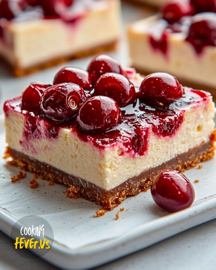 Cherry Cheesecake Bars Recipe