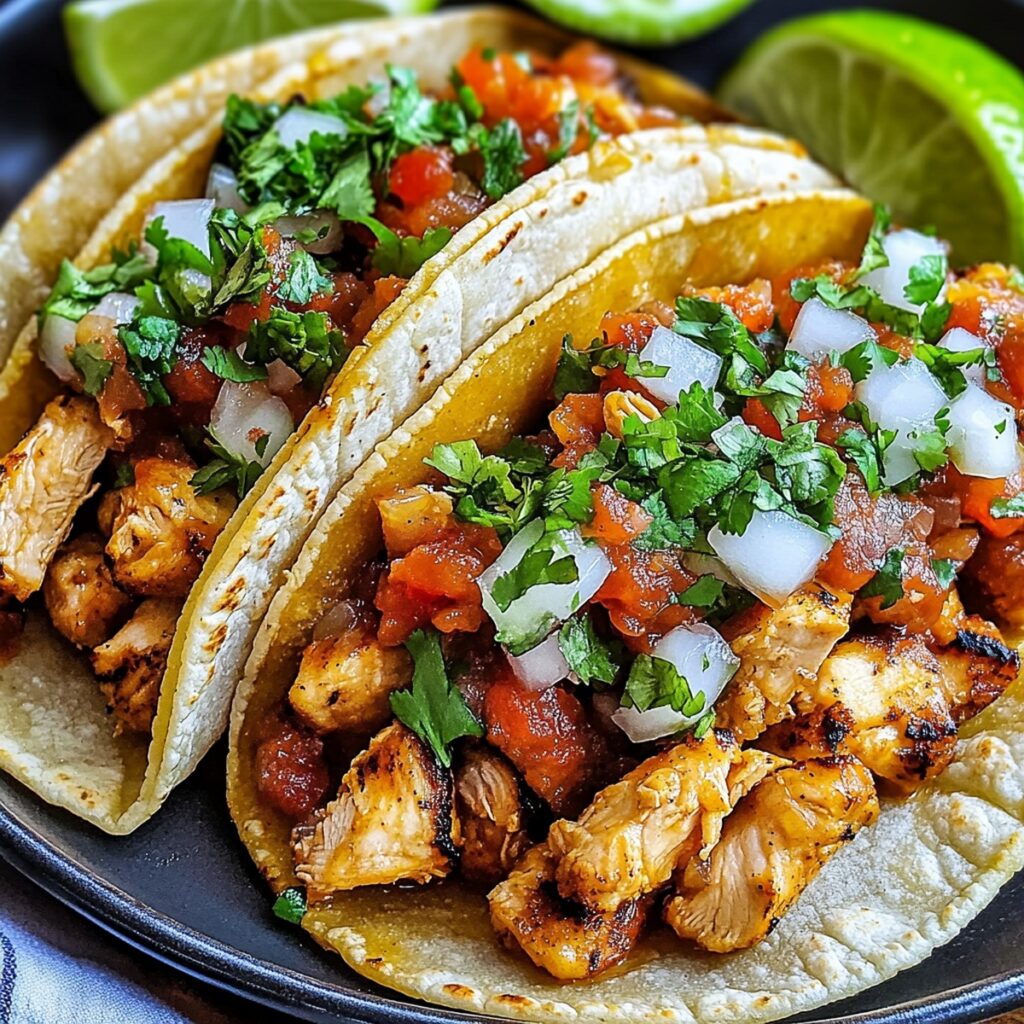 Making Chicken Al Pastor Tacos