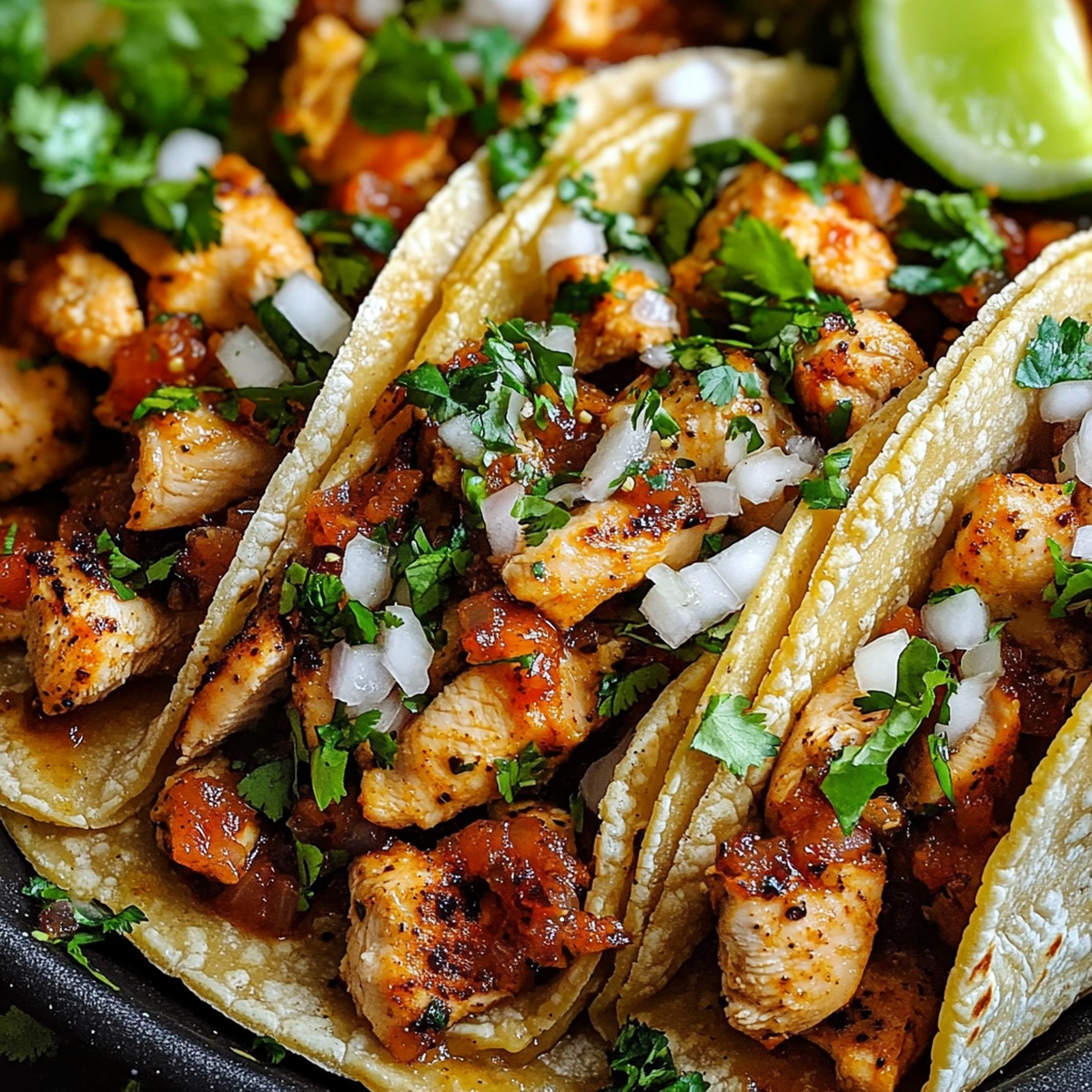 Chicken Al Pastor Tacos