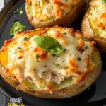 Chicken Alfredo Stuffed Potatoes Recipe