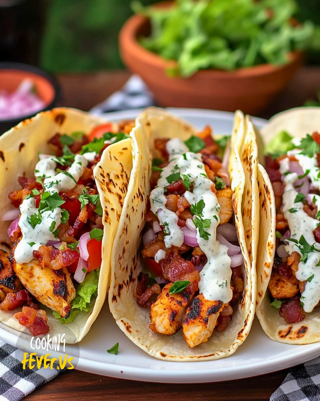 Chicken Bacon Ranch Tacos Recipe