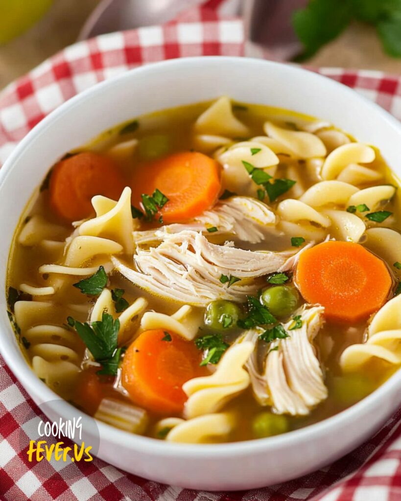 Chicken Noodle Soup Making