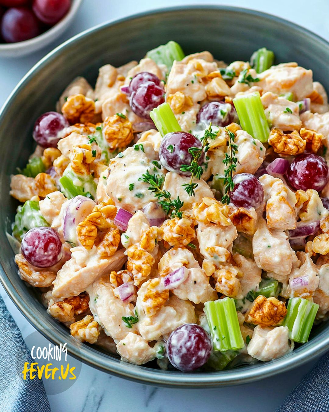 Making Chicken Salad With Grapes Recipe