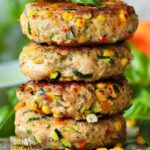 Chicken, Zucchini and Fresh Corn Burgers Recipe