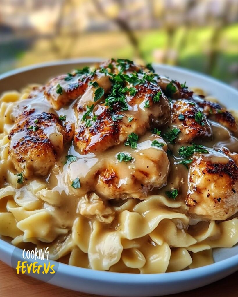 How to Make Chicken with Buttered Noodles