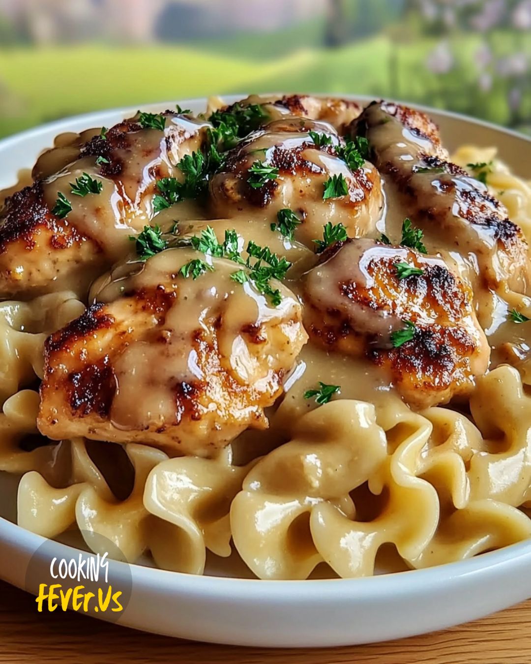 Chicken with Buttered Noodles Recipe