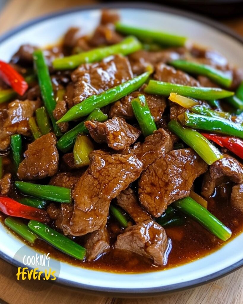 Making Chinese Pepper Steak With Onions