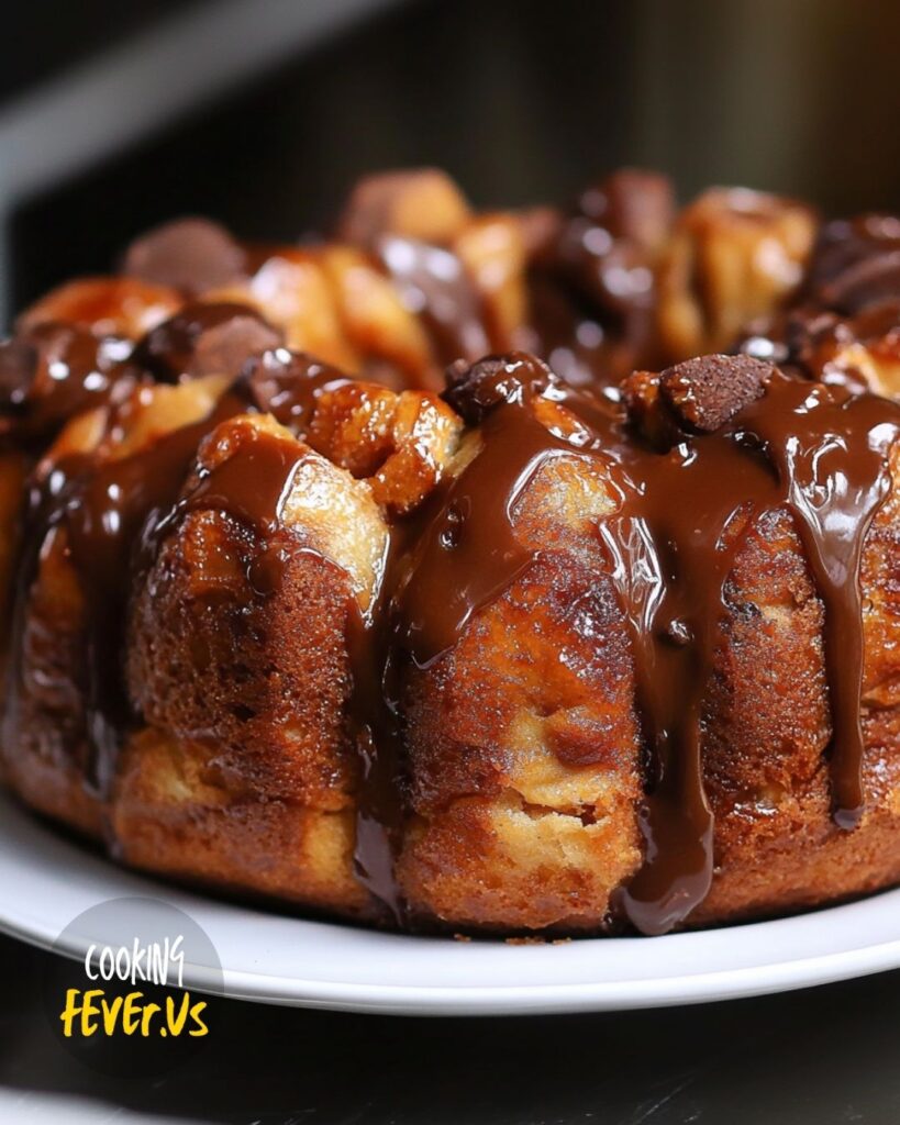 Making Chocolate Chip Banana Monkey Bread