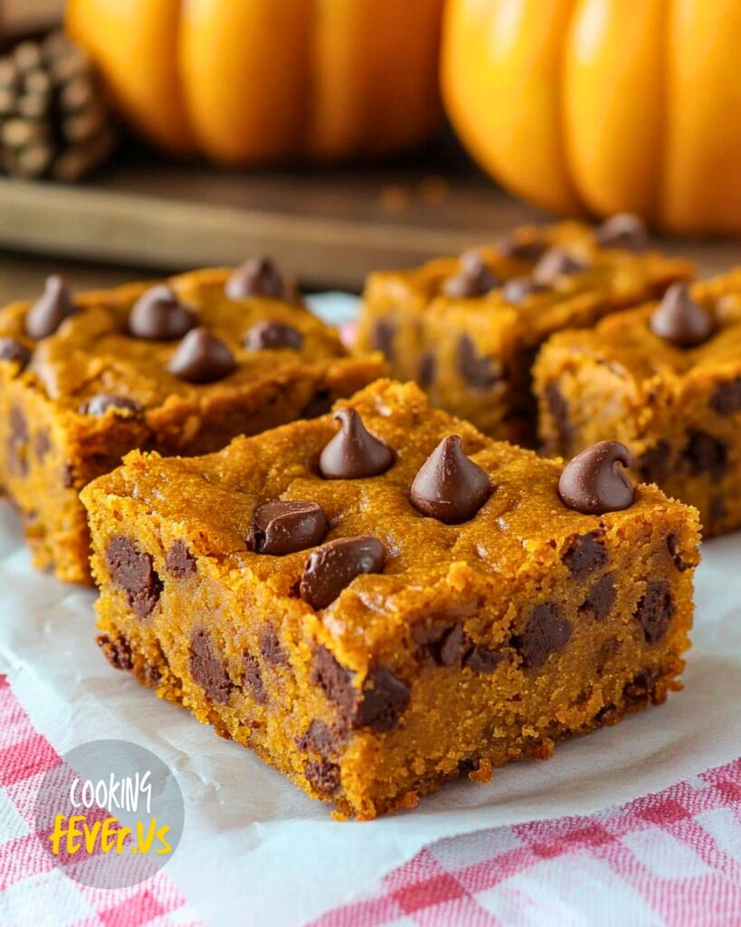 Chocolate Chip Pumpkin Bars