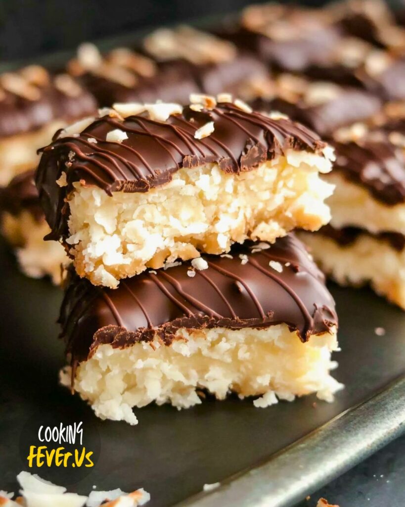 Chocolate Coconut Bars Recipe