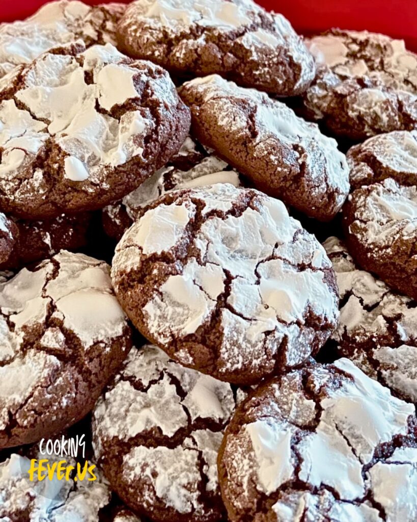 Making Chocolate Crinkle Cookies