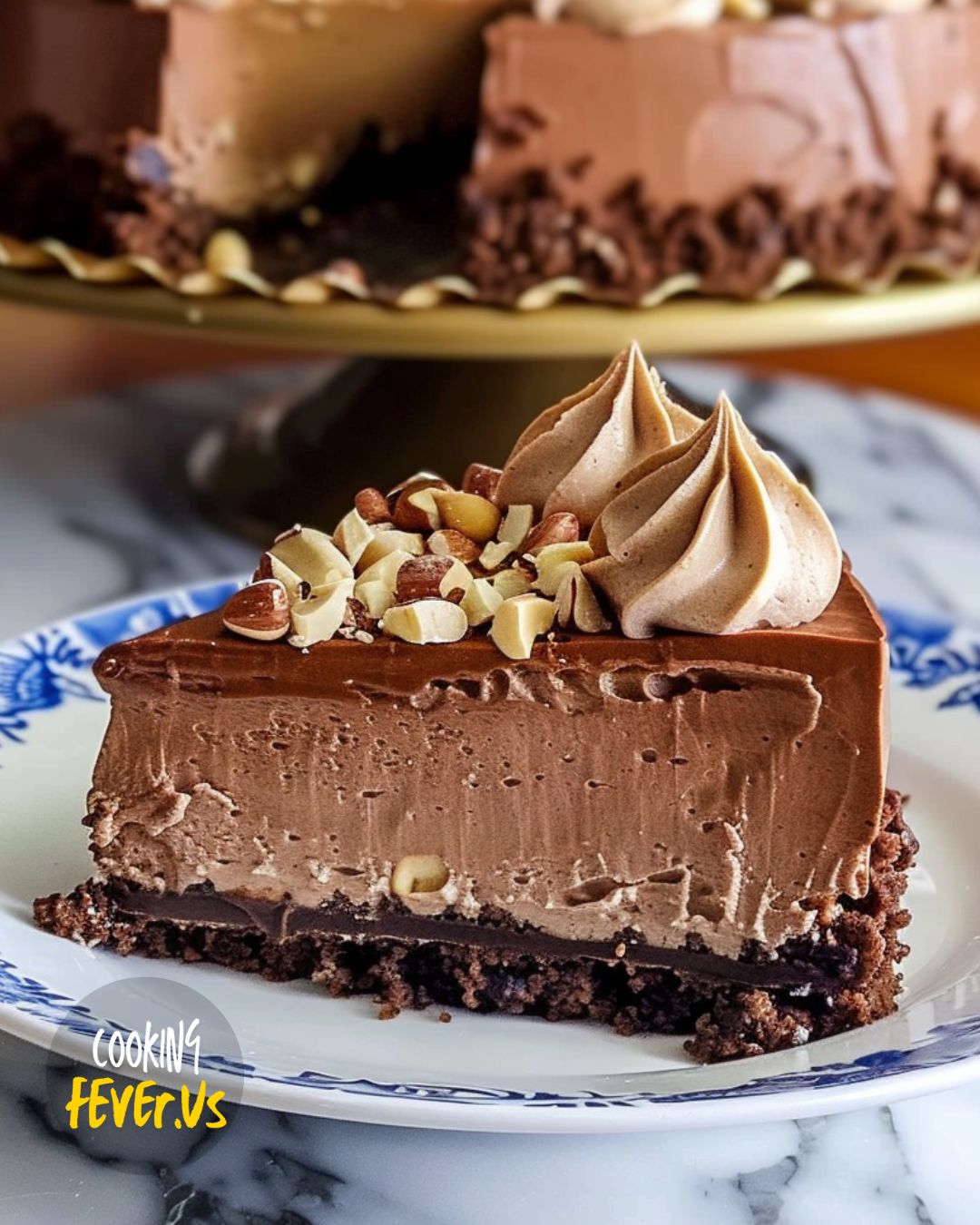 Chocolate Hazelnut Mousse Cake Recipe