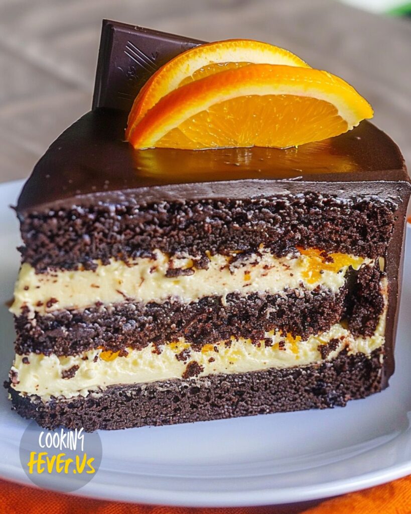 Chocolate Orange Cheesecake Layer Cake Recipe