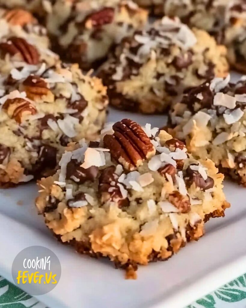 Chocolate Pecan Coconut Cookies Recipe