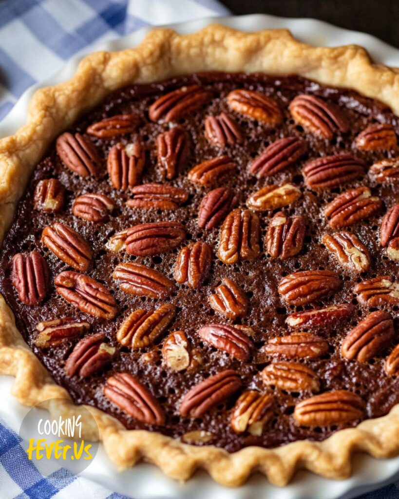 Making Chocolate Pecan Pie