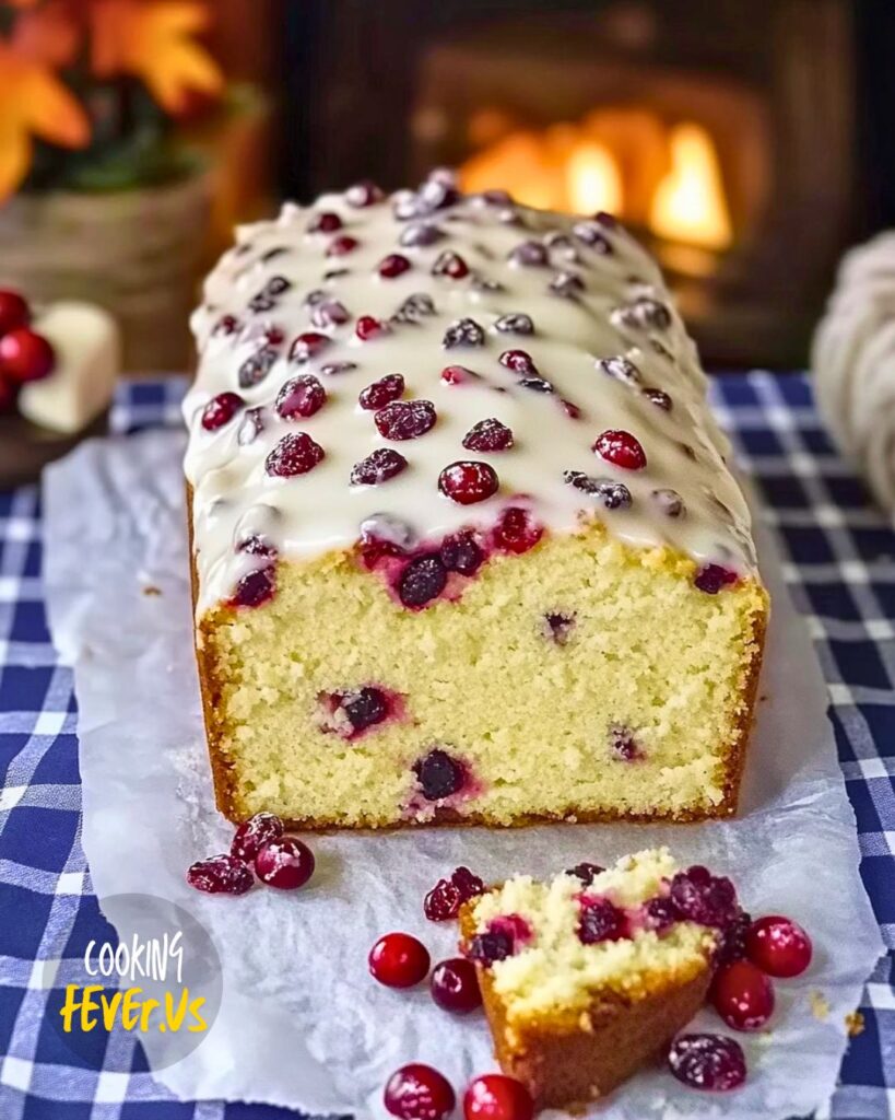 Making Christmas Cranberry Pound Cake