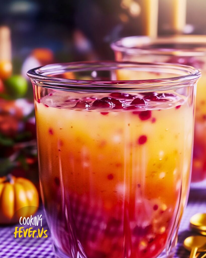 Preparing Christmas Morning Punch