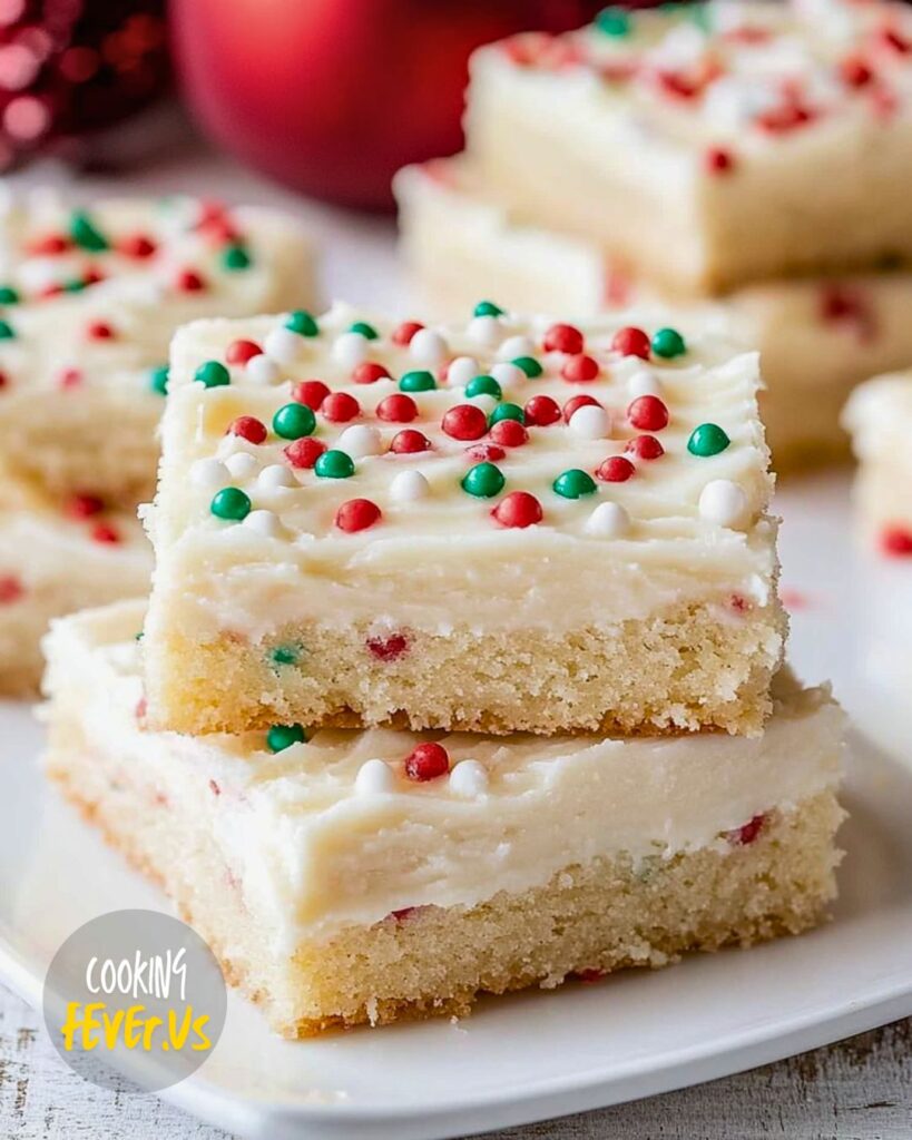 How to make Christmas Sugar Cookie Bars