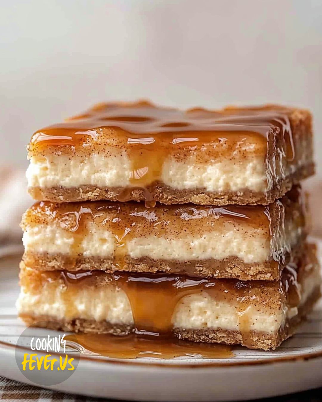 Cinnamon Churro Cheesecake Bars Recipe