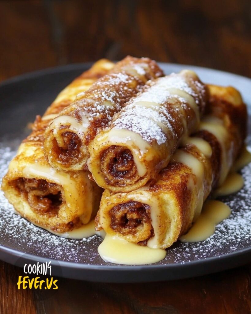 Cinnamon Roll French Toast Roll-Up Recipe