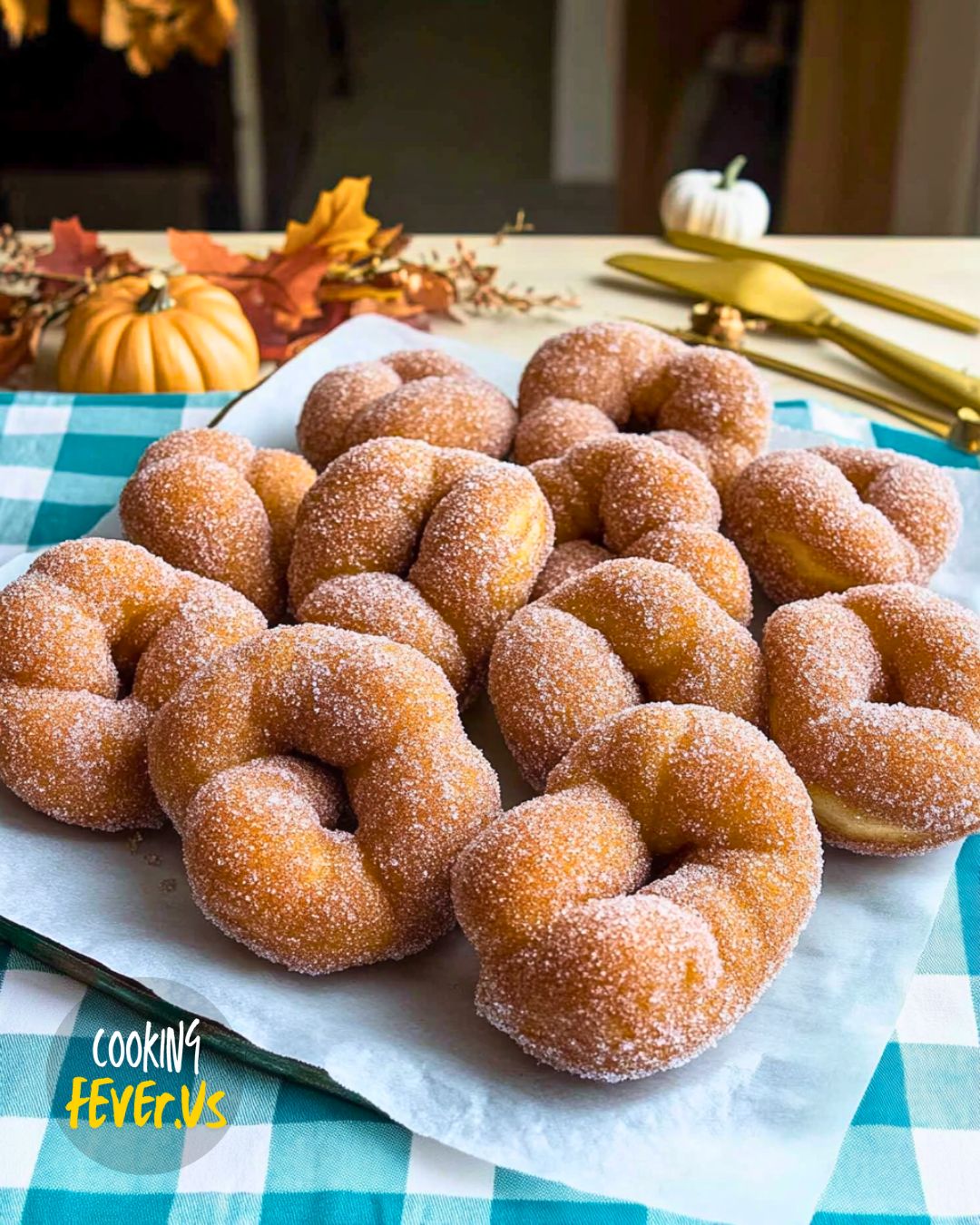 Cinnamon Sugar Twist Doughnuts Recipe