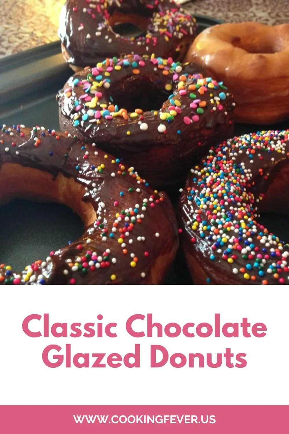 Classic Chocolate Glazed Donuts