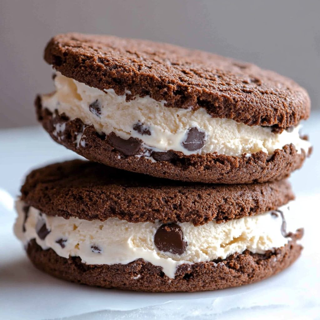 Classic Chocolate Ice Cream Sandwich