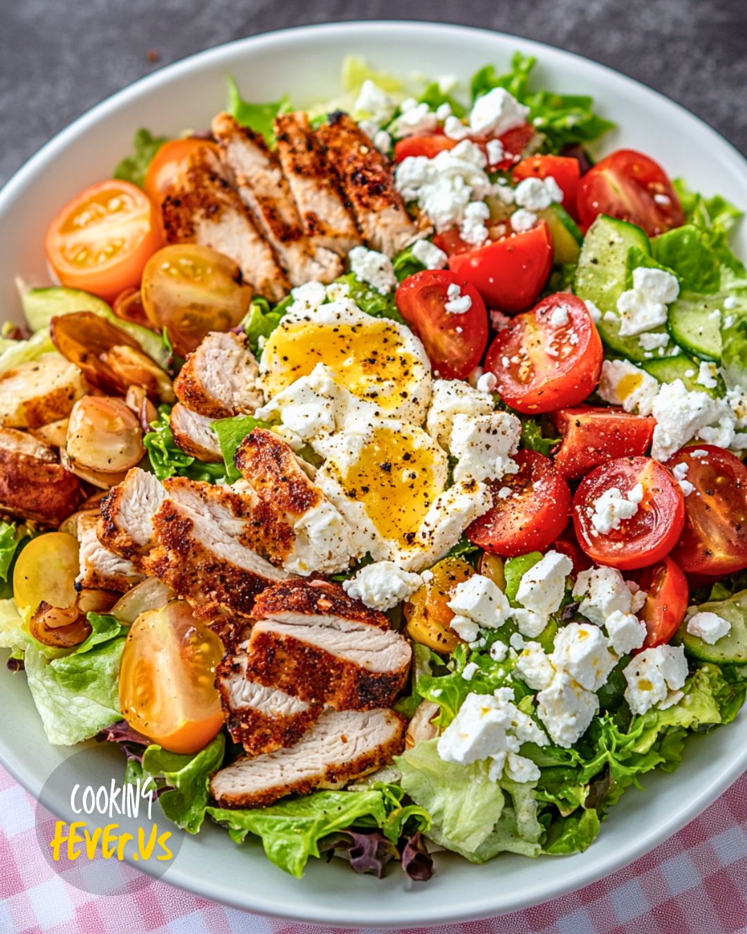 Cobb Salad (with Homemade Dressing) Recipe