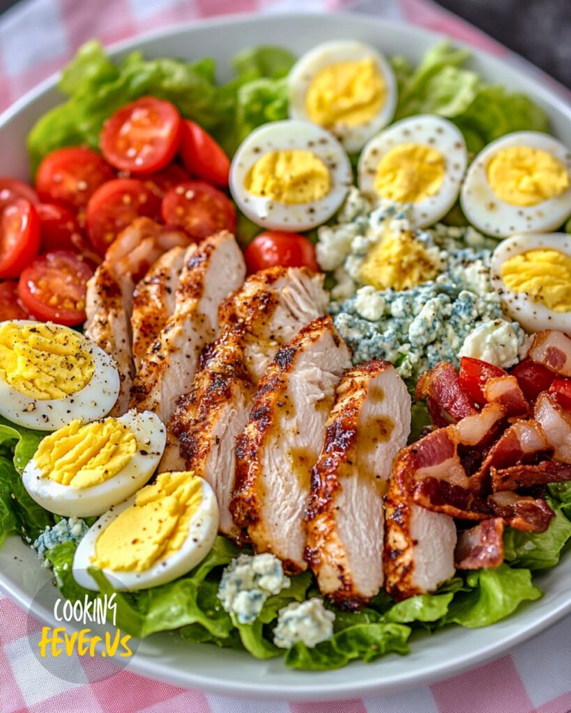 Making Cobb Salad (with Homemade Dressing)