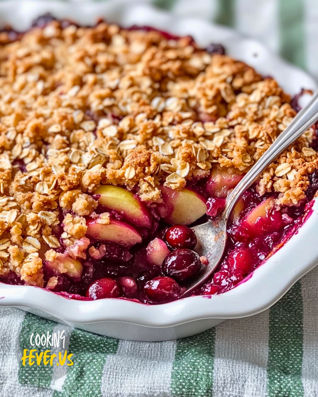 Cranberry Apple Crumble recipe