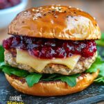 Cranberry Brie Turkey Burger Recipe