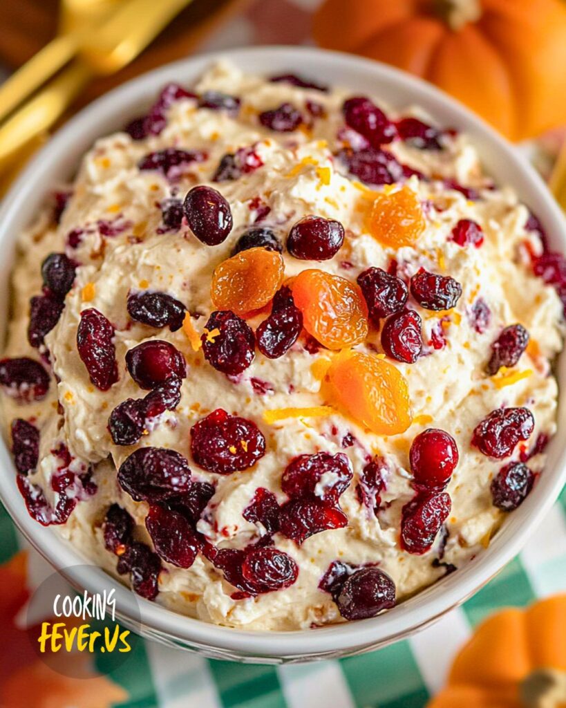 Preparing Cranberry Cream Cheese Spread