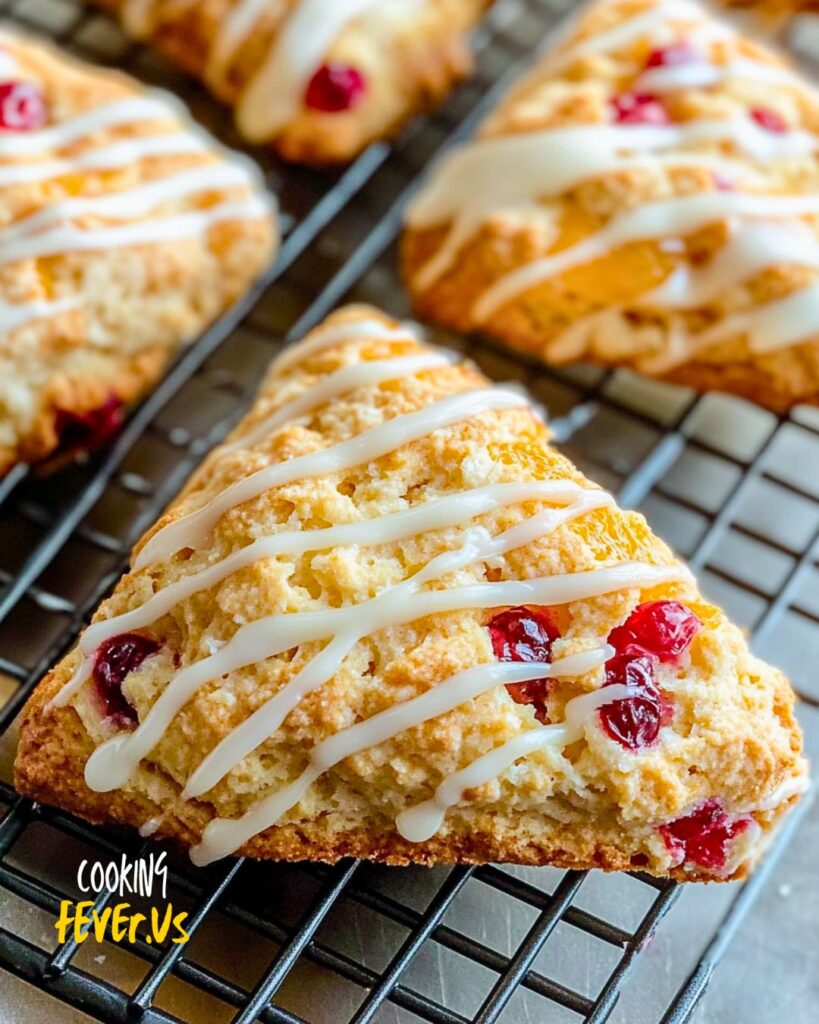 Cranberry Orange Scones Making