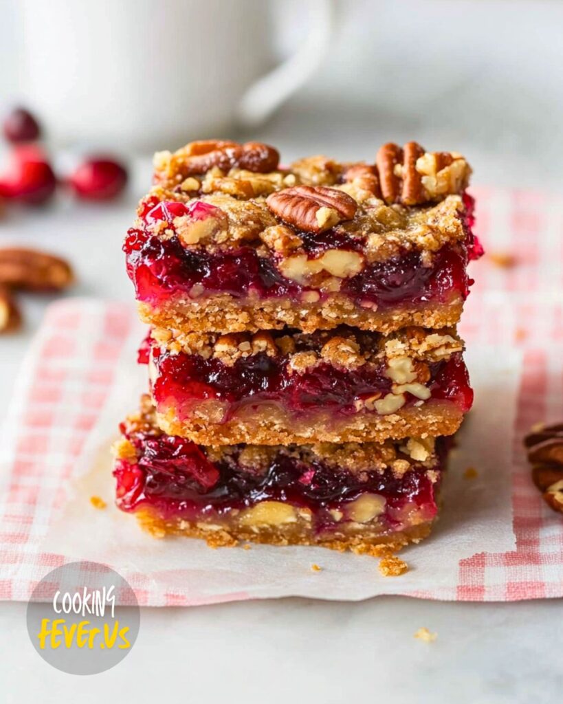 Cranberry Pecan Pie Bars Recipe