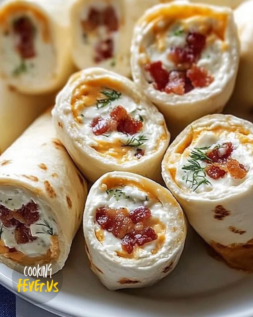 Making Creamy Bacon Ranch Roll-Ups