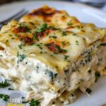 Creamy Chicken Lasagna with White Sauce Recipe