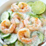 Creamy Cucumber Shrimp Salad Recipe