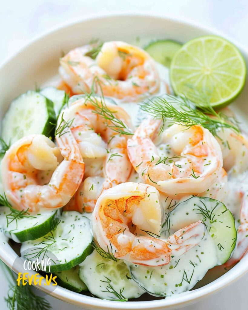 Creamy Cucumber Shrimp Salad Recipe