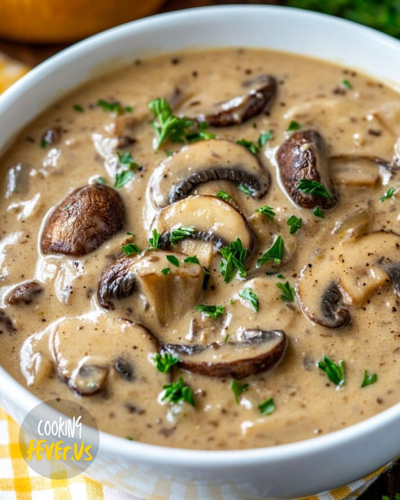 Creamy Mushroom Soup Recipe