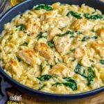 Creamy Parmesan Chicken And Orzo Skillet Recipe